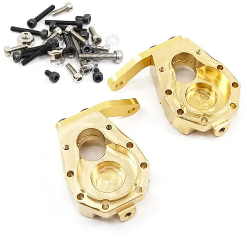 Yeah Racing Traxxas Trx-4 59G Brass Front Steering Knuckles Trx4-031 1