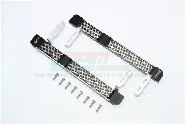 Gpm Racing Traxxas Trx-4 Black Aluminum Side Steps Trx4014x-Bk 1