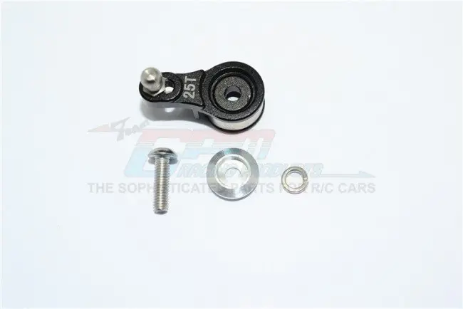 Gpm Racing Traxxas Trx-4 Black Aluminium Diff. Locking Servo Horn W/ Spring Trx4025t-Bk 1