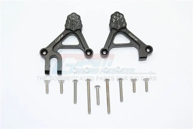 Gpm Racing Traxxas Trx-4 Black Aluminum Front Damper Mount Trx4028-Bk 1