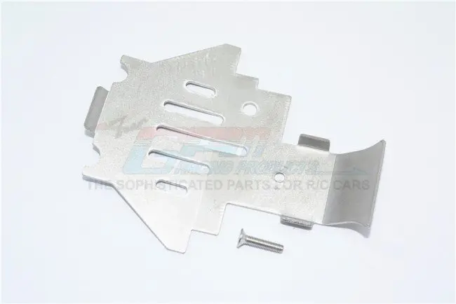 Gpm Racing Traxxas Trx-4 Stainless Steel Center Gear Box Skid Plate Trx4332x-Oc 1