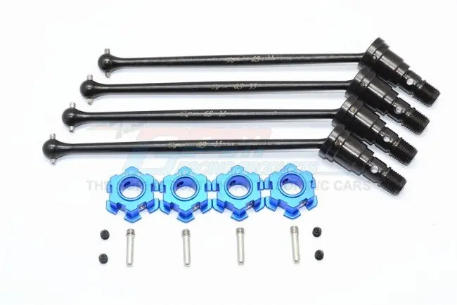 Gpm Racing Traxxas X-Maxx Hardened Steel Cvd W/ Alloy Hex Set Txm8170n-2-B 1