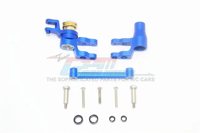 Gpm Racing Traxxas Maxx Blue Aluminum Steering Rack Assembly Txms048-B 1