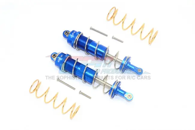 Gpm Racing Traxxas Maxx Blue Aluminum Front/Rear 125Mm Shock Set Txms125f/R-B-S 1