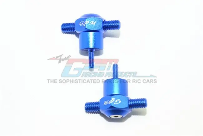 Gpm Racing Traxxas Udr Blue Aluminum Spare Tire Lock Set Udr005-B 1
