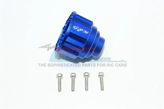 Gpm Racing Traxxas Udr Blue Aluminum Front Or Center Differential Case Udr011-B 1
