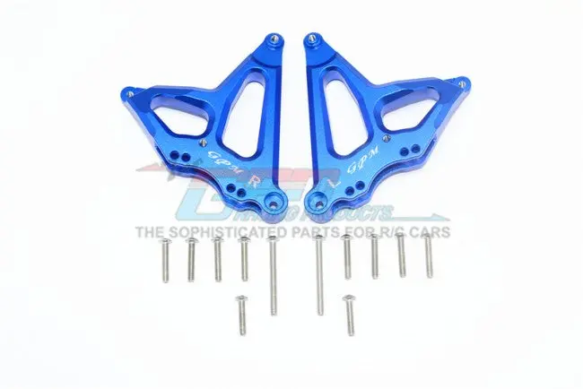 Gpm Racing Traxxas Udr Blue Aluminum Rear Damper Mount Udr030-B 1