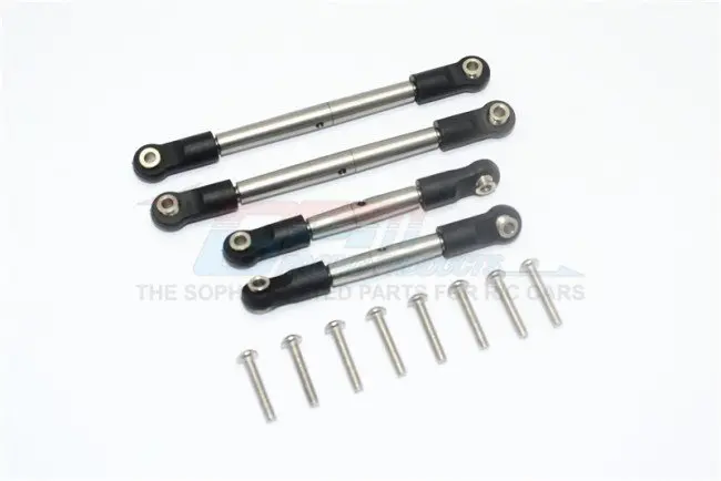 Gpm Racing Traxxas Udr Stainless Steel Roll Bar Turnbuckle Set Udr311frs-Oc-Bebk 1