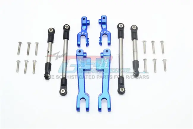 Gpm Racing Traxxas Udr Blue Aluminum Front & Rear Sway Bars & Links Udr312frs-B 1