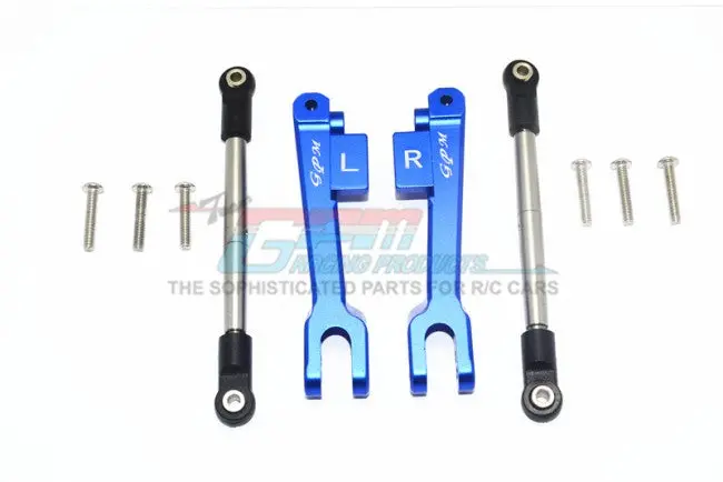 Gpm Racing Traxxas Udr Blue Aluminum Rear Sway Bar & Stainless Steel Links Udr312rs-B 1